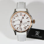 Timex TX Perpetual Calendar Stainless Steel White Dial Men's Watch T3C255