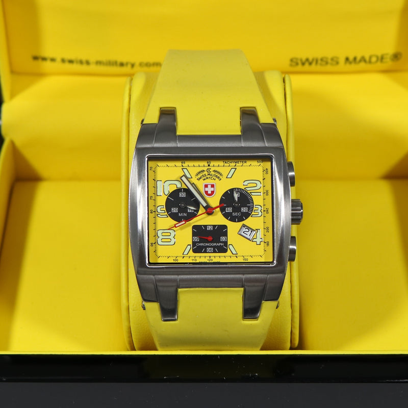 Swiss Military Navy Seals Swiss Made Men's Chronograph Yellow Watch SM1848