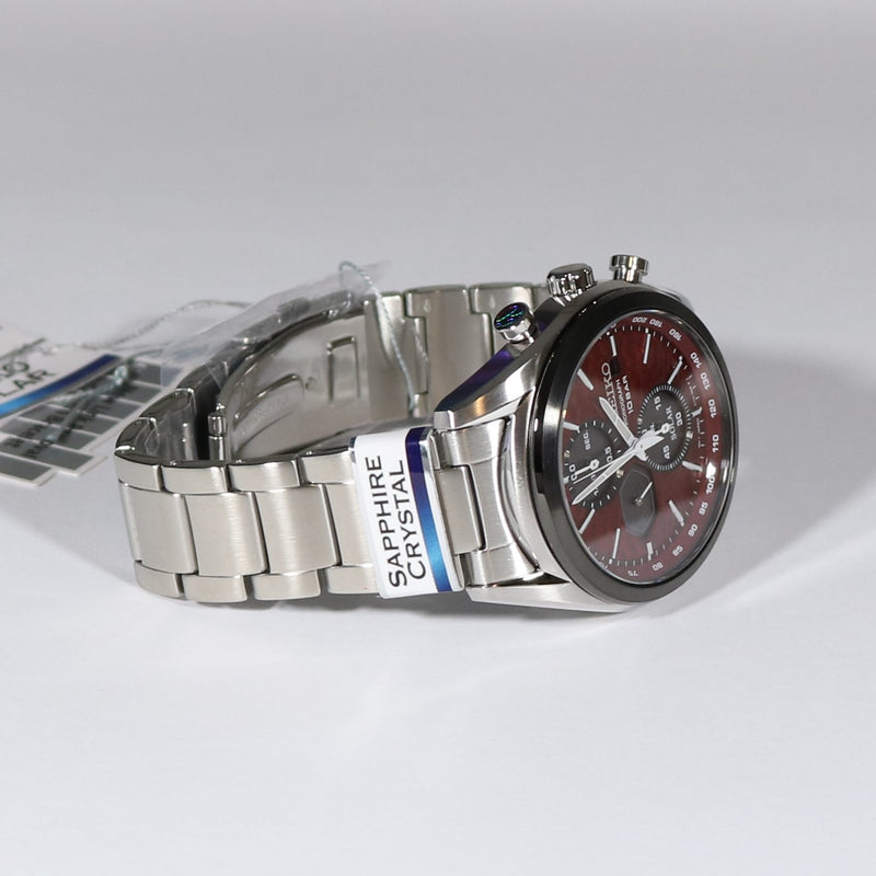 Seiko Prospex Solar Chronograph Red Dial Men's Watch SSC771P1