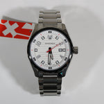 Swiss Eagle Engineer Quartz White Dial Men's Stainless Steel Watch SE-9063-33