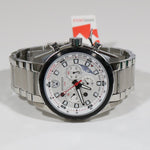 Swiss Eagle Engineer Quartz White Dial Men's Chronograph Watch SE-9062-33