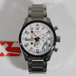 Swiss Eagle Engineer Quartz White Dial Men's Chronograph Watch SE-9062-33