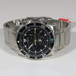 Swiss Eagle Sea Ranger Black Dial Stainless Steel Men's Watch SE-9005-11