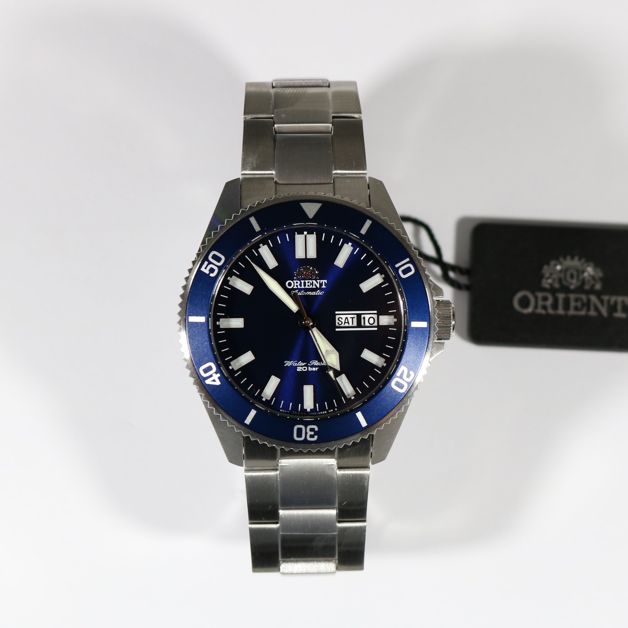 Orient Kanno Blue Dial Stainless Steel Diver Men s Watch RA AA0009L19B Chronobuy