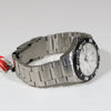 Swiss Eagle White Dial Black Bezel Men's Stainless Steel Watch SE-9012-22