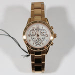 Swiss Eagle Talon Women's Rose Gold Tone Steel Sports Chronograph Watch SE-6026-55