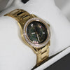 Swiss Eagle Talon Women's Gold Tone Stainless Steel Crystal Bezel Watch SE-6027-44