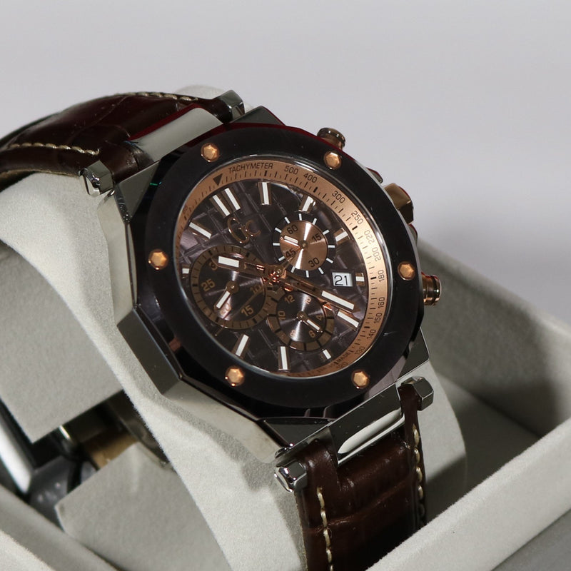 Guess Collection Quartz Brown Dial Chronograph Men's Watch X72018G4S