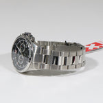 Swiss Eagle Corporal Black Dial Stainless Steel Chronograph Watch SE-9034-11