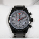 Swiss Eagle Engineer Quartz IP Black Stainless Steel Men's Chronograph Watch SE-9062-66
