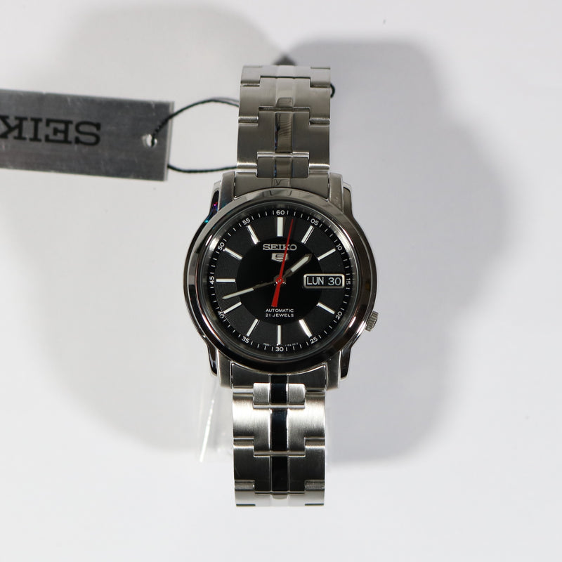 Seiko 5 Sports Black Dial Automatic Men s Watch SNKL83K1 Chronobuy