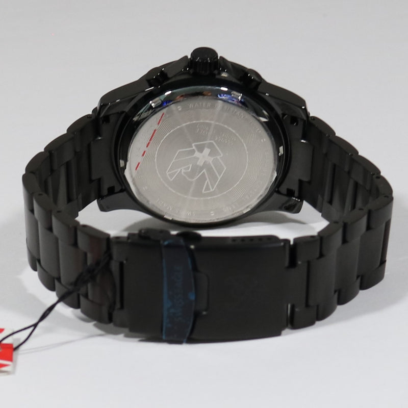 Swiss Eagle Sea Bridge Black IP Stainless Steel Chronograph Men's Watch SE-9001-66