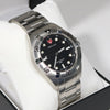 Swiss Eagle Pontoon Black Textured Dial Men's Stainless Steel Watch SE-9013-11