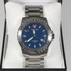 Swiss Eagle Men's Stainless Steel Blue Dial Diver SE-9009-22