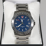 Swiss Eagle Men's Stainless Steel Blue Dial Diver SE-9009-22