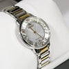 Citizen Women's Two Tone Eco-Drive Elegant Silver Dial Watch EM0524-83A