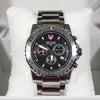 Swiss Eagle Fleet Black Dial Chronograph Stainless Steel Men's Watch SE-9008-11