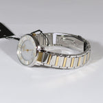 Citizen Women's Two Tone Eco-Drive Elegant Silver Dial Watch EM0524-83A