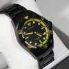 Swiss Eagle Pontoon Black IP Stainless Steel Men's Watch SE-9013-44