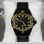 Swiss Eagle Pontoon Black IP Stainless Steel Men's Watch SE-9013-44