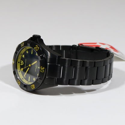 Swiss Eagle Pontoon Black IP Stainless Steel Men's Watch SE-9013-44
