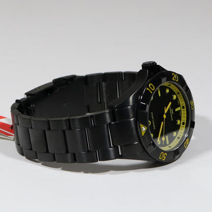 Swiss Eagle Pontoon Black IP Stainless Steel Men's Watch SE-9013-44