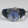 Orient Star Women's Blue Skeleton Dial Leather Strap Dress Watch RE-ND0012L00B