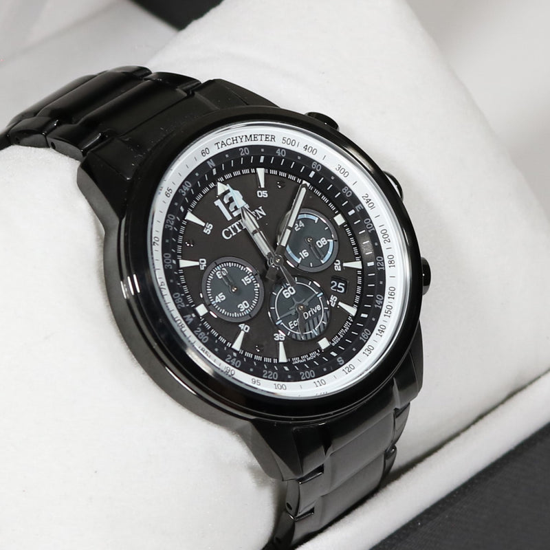 Citizen Eco Drive Black Dial Men's Pilot Chronograph Watch CA4475-89E –  Chronobuy