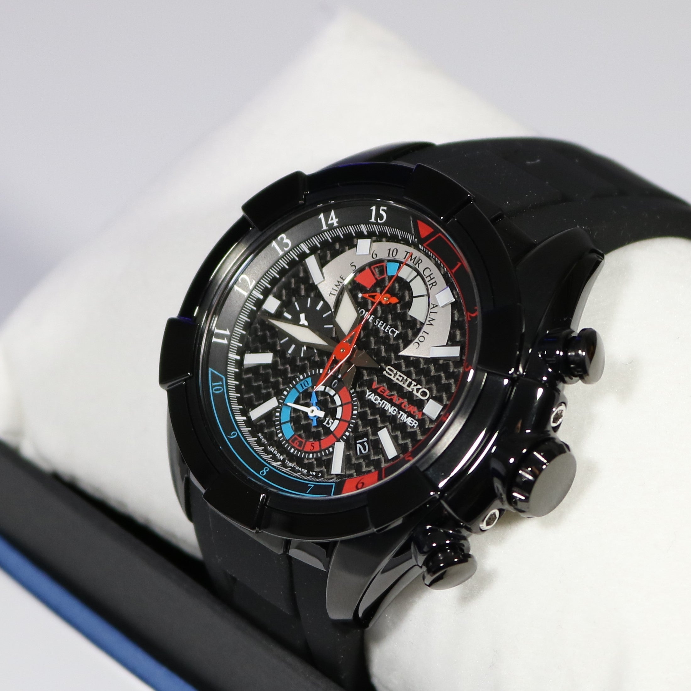 Seiko Quartz Chronograph Velatura Yachting Timer Men s Watch