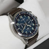 Citizen Eco Drive Men's Blue Dial Stainless Steel Chronograph Watch CA4420-13L