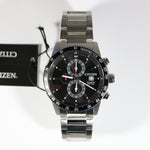 Citizen Black Dial Chronograph Men's Stainless Steel Watch AN3600-59E