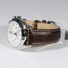 Seiko Stainless Steel White Dial Chronograph Men's Watch SSB095P1