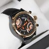 Timex TX Series Flyback Chronograph Leather Strap Black Dial Men's Watch T3C178