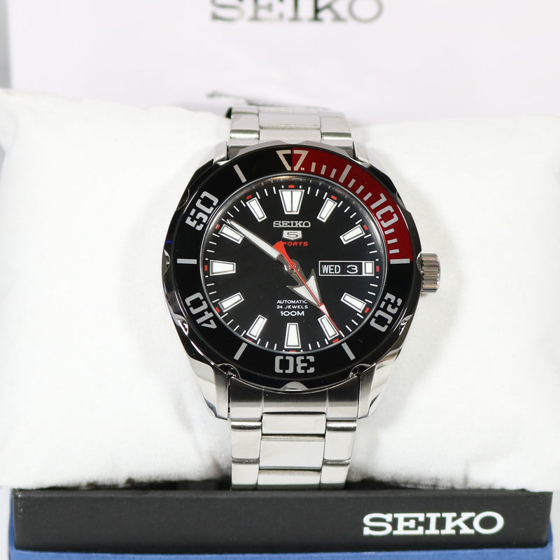 Seiko 5 Sports Stainless Steel Automatic Men s Watch SRPC57K1 Chronobuy