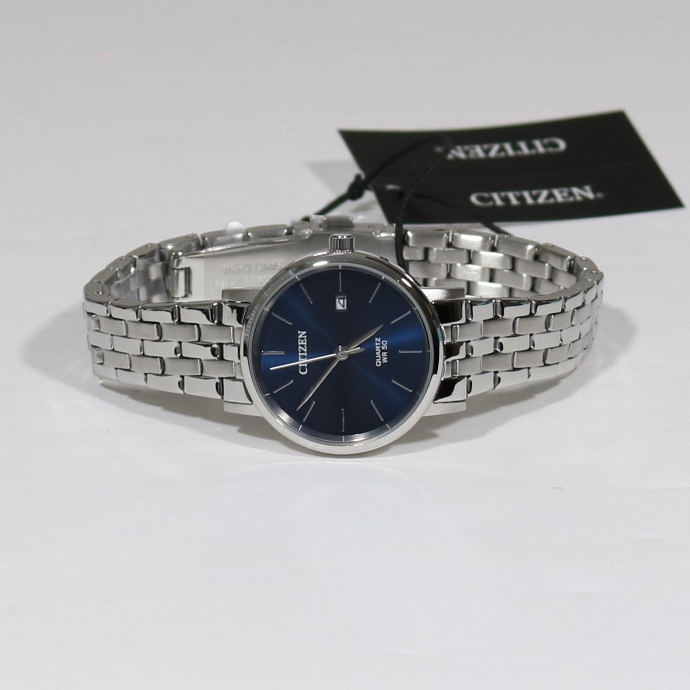 Citizen Quartz Women's Dress Blue Dial Stainless Steel Watch EU6090-54 –  Chronobuy