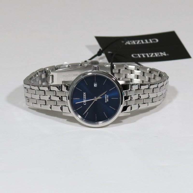 Quartz Blue EU6090-54 Dial Chronobuy Women\'s Watch – Stainless Citizen Steel Dress