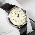 Orient Bambino 2nd Generation Automatic Men's Leather Strap Watch FAC00009N0