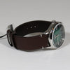 Citizen Men's C7 Series Automatic Green Dial Brown Leather Strap Watch NH8390-03X