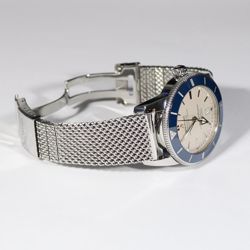 Pre Owned Breitling Superocean Heritage II 46 Silver Dial Men's Watch