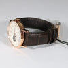 Orient Star Rose Gold Tone Automatic Brown Leather Strap Men's Watch RE-AV0001S00B