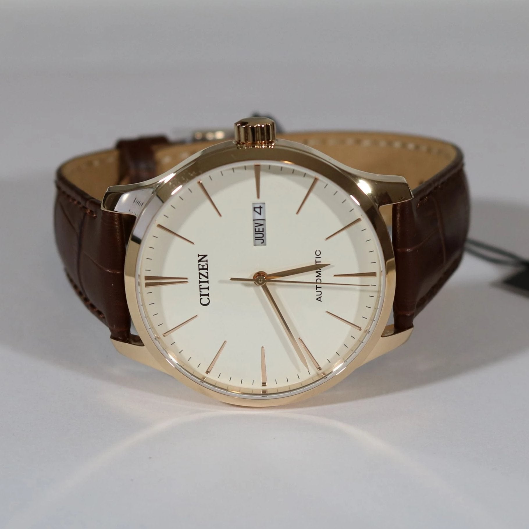 Citizen Men s Automatic Watch With Brown Strap NH8353 18A Chronobuy