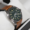 Citizen Eco-Drive Super Titanium Green Dial Day Date Men's Watch BM8560-11XE