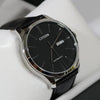 Citizen Mechanical Automatic Black Leather Elegant Men's Watch NH8350-08E - Chronobuy