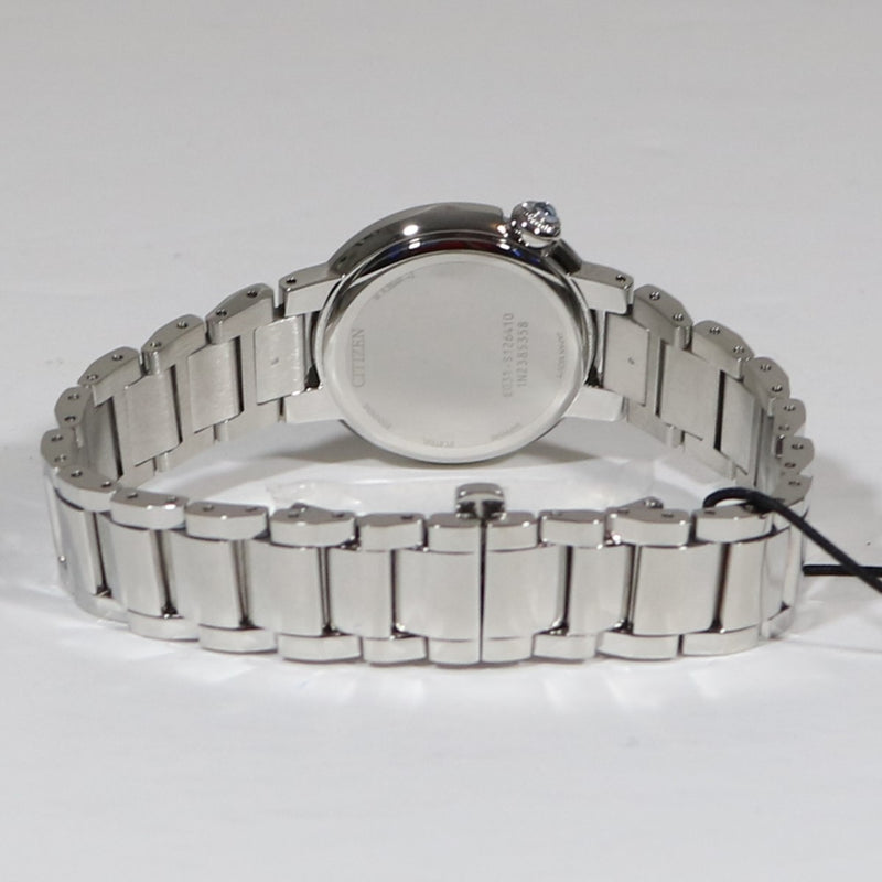 Citizen Women's Eco Drive Mother Of Pearl Dial Stainless Steel Watch EM0910-80N