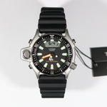 Citizen Promaster Aqualand Digital Black Dial Divers Watch JP2000-08E