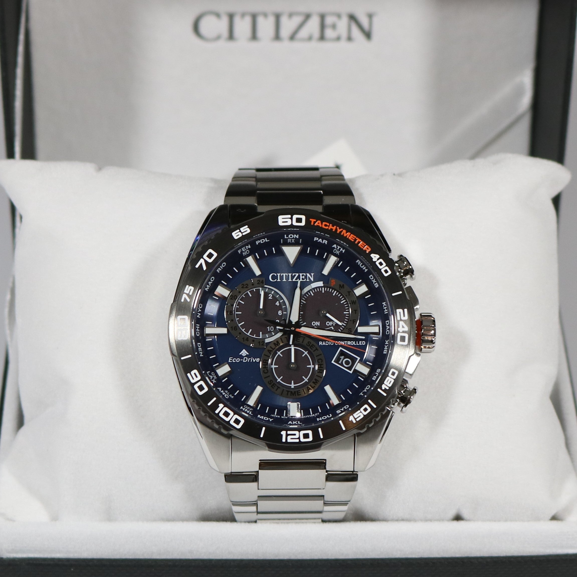 Citizen Eco Drive Promaster Land Solar Radio Men's Watch CB5034 