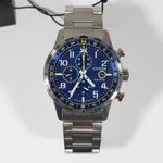 Citizen Men's Eco Drive Blue Dial Stainless Steel Chronograph Watch CA0790-83L