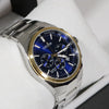 Citizen Men's Quartz Two Tone Stainless Steel Blue Dial Watch AN8176-52L