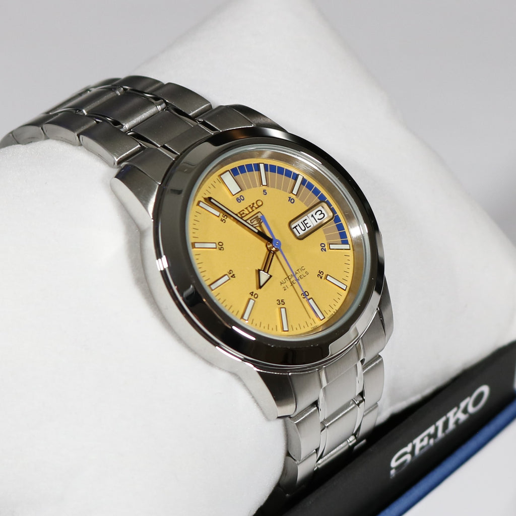 Seiko 5 Yellow Dial Men's Automatic Watch SNKK29K1 Chronobuy