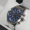 Citizen Eco-Drive Men's Stainless Steel Blue Dial Chronograph Watch AT2520-89L
